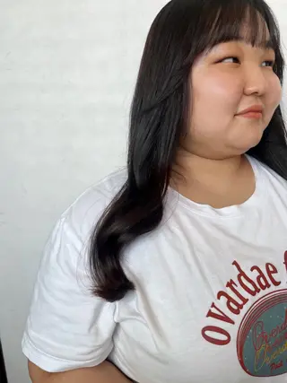 ロング 北島 遥香🫧インナ ー /ベージュカラーのヘアスタイル