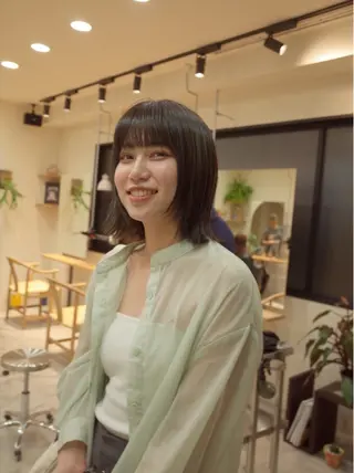 ショート カラー ウルフ、ボブ美容師 今井のヘアスタイル