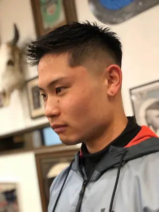 ショート メンズ BARBER SHOP FOURSEASON所属・OHNISH RYUSEIのヘアスタイル