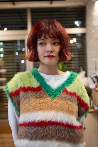 ショート カラー Basis 田口豪司のヘアスタイル