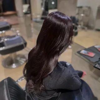 ロング カラー 長野 美沙のヘアスタイル