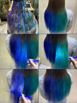 ロング カラー イズ ミのヘアスタイル