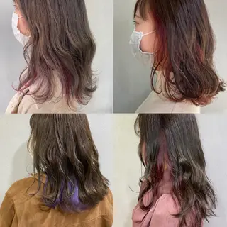 ミディアム カラー 舟橋 りんかのヘアスタイル