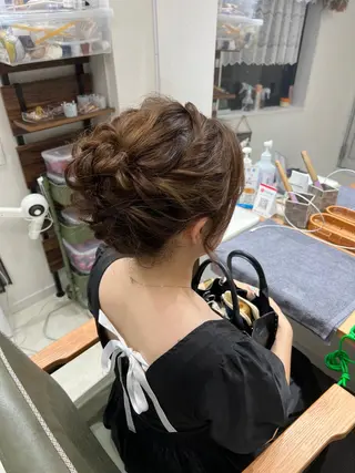 ミディアム ヘアアレンジ 山室 敬義のヘアスタイル