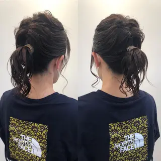 ヘアアレンジ Ruang所属・ツノガイ エリのヘアスタイル