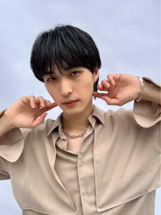 メンズ 吉沢遣人/レイヤー 艶カラー/パーマのヘアスタイル