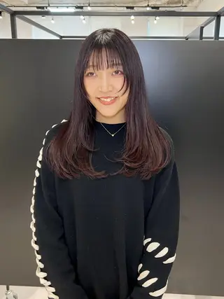 ロング カラー kimika🥑 メンズ/髪質改善のヘアスタイル