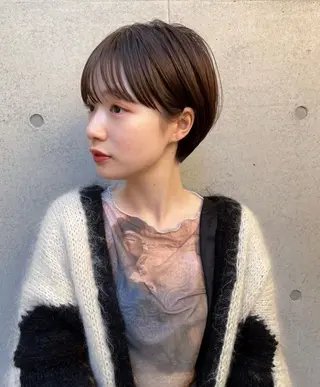 ショート ROBBY表参道所属・木村【ショート/ 耳だしショート】のヘアスタイル
