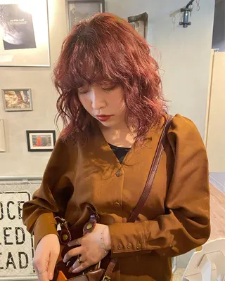 ミディアム MIYU💋💖 〈XENA渋谷本店〉のヘアスタイル