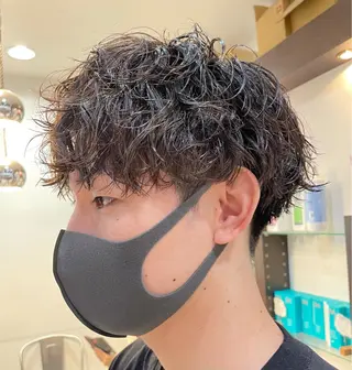 パーマ メンズ メンズ指名no'1 佐藤　亘のヘアスタイル