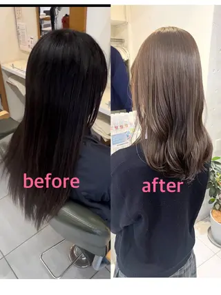 ロング カラー ヘアアレンジ 🌷山田 有友名🌷のヘアスタイル