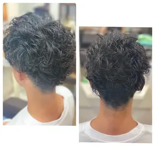 ショート 鈴木 雅人のヘアスタイル