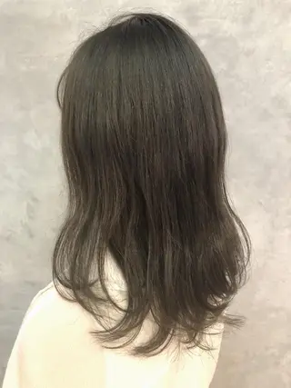 セミロング カラー 五月女 隼人のヘアスタイル