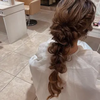 ヘアアレンジ 原 麻耶のヘアスタイル