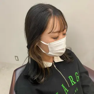 セミロング 林 優花のヘアスタイル