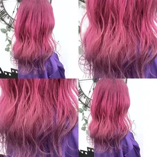 セミロング ハイトーン💫 エクステ💫maiのヘアスタイル