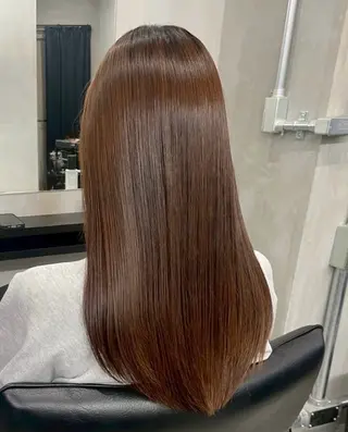 ロング Haruka韓国風 似合わせカット♡のヘアスタイル