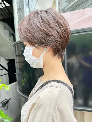 ショート シンプル+αな デザインを 松崎陸のヘアスタイル