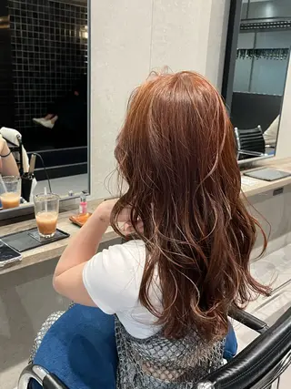 カラー 彩葉/ブリーチ/ カットモデル栄・伏見のヘアスタイル