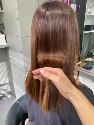 ロング 髪質改善☺︎縮毛矯正 ふじい まりんのヘアスタイル