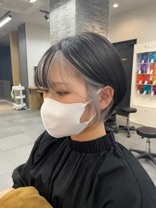 ショート カラー 今だけカット無料✨ 表参道美容師 井出光のヘアスタイル