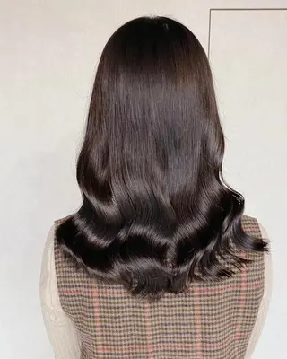 セミロング カラー FRAME+spa&hair roomなんば駅前店所属・🌸MAYU🌸 ハイトーン➕レイヤーのヘアスタイル