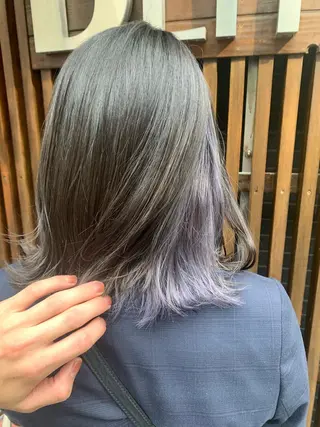 ミディアム カラー 🌈8月末までシャ イン輝きハイトーン✨のヘアスタイル