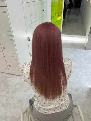 セミロング カラー 🍒トレンド暖色ヘア 🍒Manamiのヘアスタイル