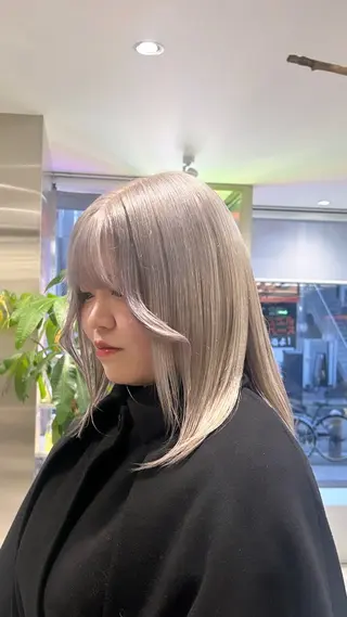 ミディアム カラー メンズ/ボブ/パーマ /くるみのマツエク・マツパデザイン