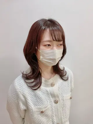 セミロング カラー ノーブル美容室イオン高橋店所属・鈴木 純子のヘアスタイル