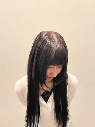 ロング カラー レイヤー/ベージュ mikuのヘアスタイル