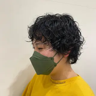 ショート パーマ 美容室 sizukのヘアスタイル