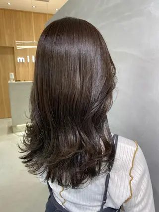 ミディアム カラー 半個室女性salon 🩰Natsumiのヘアスタイル