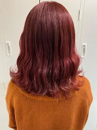 ミディアム カラー 🎀暖色カラー🎀 おかだみほのヘアスタイル