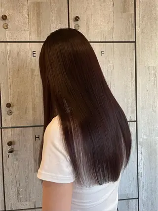 ロング カラー 顔まわり/オフィス カラー/青栁優🔆のヘアスタイル