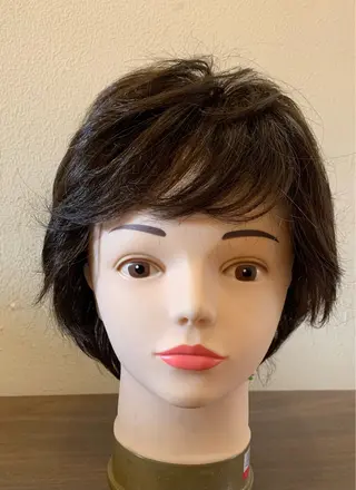 ミディアム 訪問美容ウィッグ のお店　つむぎのヘアスタイル