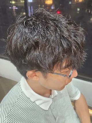 パーマ 🫟メンズパーマ地域 最安値🫟✂藤原のヘアスタイル