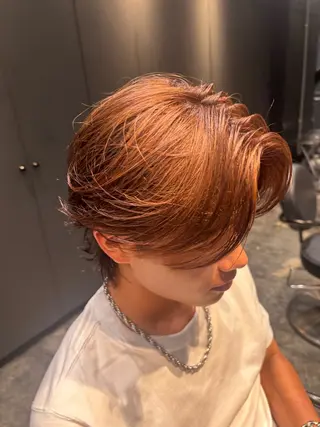 ミディアム 縮毛矯正/カラー みかみれんのヘアスタイル