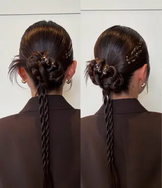 ロング 高橋 乙葉のヘアスタイル