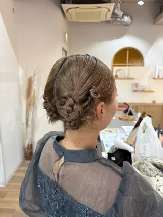 ヘアアレンジ bisou hair スガノ カヤノのヘアスタイル