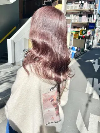 ミディアム カラー tuki yokohama所属・店長 小池アキトのヘアスタイル