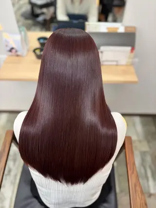 セミロング 小澤 日菜のヘアスタイル