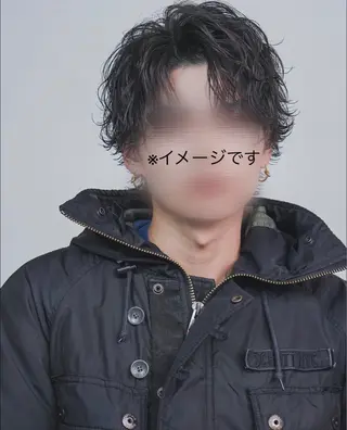 ミディアム パーマ メンズ メンズカット/ 立川/浜のヘアスタイル