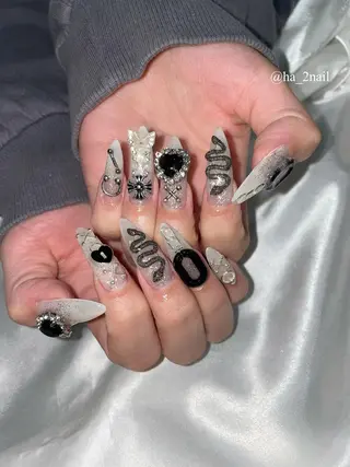 ネイル NAIL and EYELASH ALPHA.所属・ALPHA. 姫繇のネイルデザイン