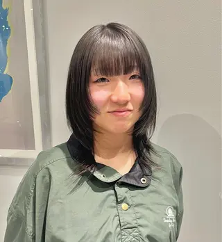 ミディアム 💝透明感/ブリーチ /れい💝のヘアスタイル