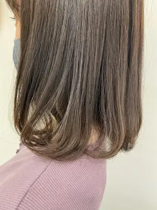 ミディアム カラー 銀座メンズ専門🖤 小島奈々のヘアスタイル