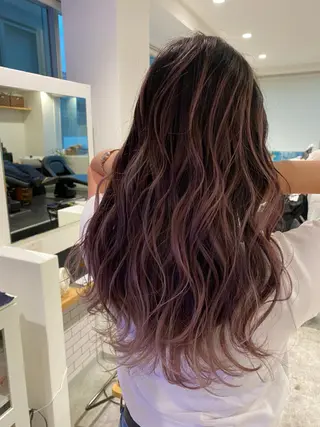 ミディアム カラー JILBLAN京都 ショート/ハイライトのヘアスタイル