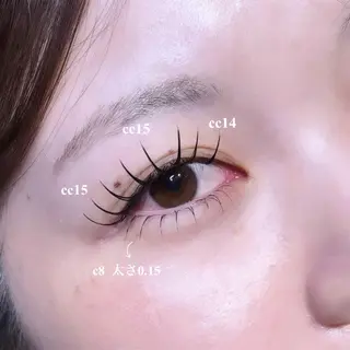 マツエク・マツパ sour~trois kokonoのマツエク・マツパデザイン