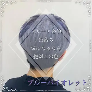 ショート カラー メンズ 🥀寒色女神 山口玲奈🥀のヘアスタイル