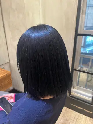 ミディアム カラー 屋形 咲也のヘアスタイル
